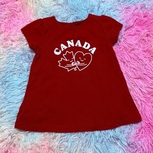 Joe Fresh Red Canada Kids T-Shirt